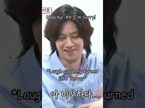 Super Junior Heechul is scared of Yesung