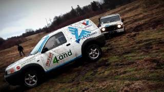 preview picture of video 'Winter Czelendż 2011 o puchar VB Leasing - rajd free4x4 Land Rover'