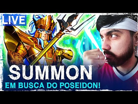 🔵 SUMMON EM BUSCA DO POSEIDON! SAINT SEIYA SHINING SOLDIERS INVOCAÇÕES EM BUSCA DO PRIMEIRO DEUS