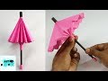 How To Make A Paper Umbrella ️ Umbrella That Open And Close DIY Paper Umbrella
