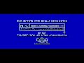 Sommers Company Alphaville MPAA Rating Card PG 13 2008