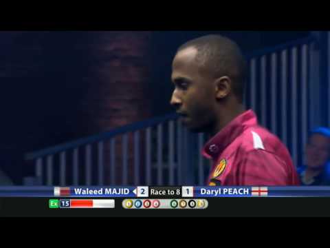 Waleed Majid vs Daryl Peach | R1 | 2015 World Pool Masters