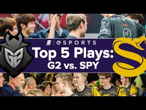 Top 5 Plays from G2 Esports vs. Splyce (2016 EU LCS)