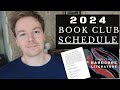 Revealing the Book Club Schedule for 2024 (Hardcore Literature)