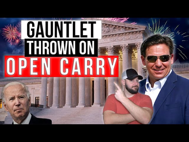 Governor DeSantis has fully SUPPORTED TRUE Constitutional Carry! Throws State Reps under bus…
