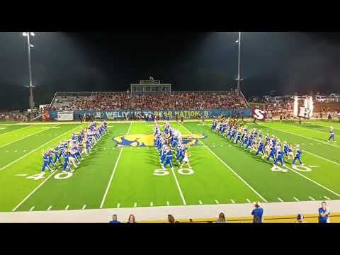 Brownsboro Military Band keeps playing even when rival school interrupts
