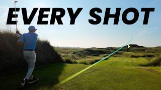 Every shot from scratch golfer at Castlerock in Ireland with Strategy