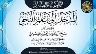 صورة محاضرة (المدخل إلى دراسة علم النحو) | الشيخ صالح العصيمي