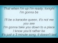 Catatonia - Karaoke Queen Lyrics