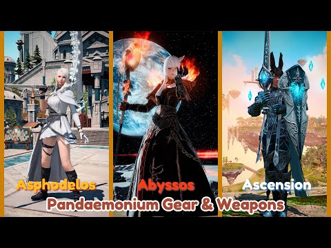 All Pandaemonium Gear sets and Weapons | Final Fantasy XIV Endwalker