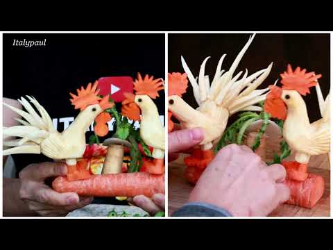 Super Salad Creative Vegetable Decoration Ideas for MasterChef Food Garnishes
