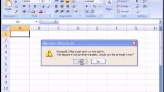 How to install Solver in MS Excel 2007