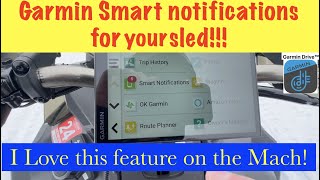 Garmin GPS on your snowmobile with Smart Notifications
