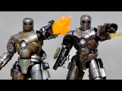 SHFiguarts vs Revoltech Iron Man Mark 1 Bandai SHF Tamashii Nations Unboxing & Review