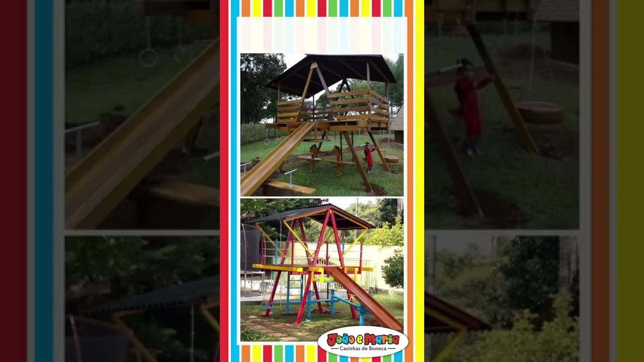 Casinhas de Madeira Infantil para Brincar, diversos modelos e medidas.