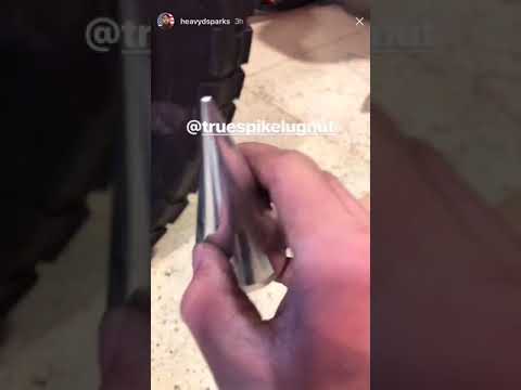 True Spike 33MM Dually/Semi Truck Lug Nuts as seen on Diesel Brothers show on Discovery by Heavy D