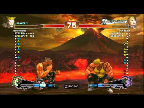 Batonxleba [Guile] Vs shinbojan [Cody] SSF4 AE Online Ranked Matches - PSN