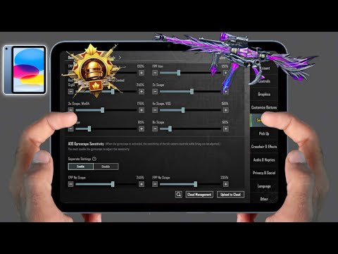 iPad 11th Generation (HDR + 60FPS) BGMI ❤️ bgmi Test/ Gameplay/ Sensitivity + Control 🔥
