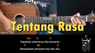 Download lagu Tentang Rasa - Astrid | Tutorial Chord Gitar Mudah dan Lirik mp3