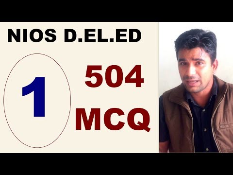 #1 - Course 504 Math MCQ Test, NIOS D.EL.ED, CTET | Online Partner