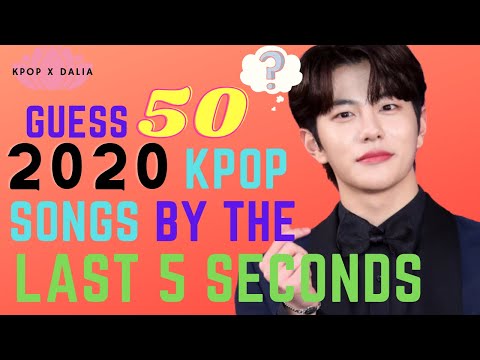 GUESS 50 2020 KPOP SONGS BY THE LAST 5 SECONDS [KPOP GAME]