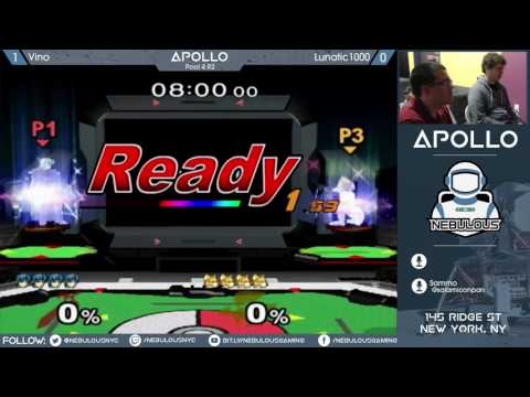 Apollo VI: Singles - Pool 4 R2: Vino vs. Lunatic1000