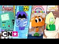 Tijd voor Avontuur + Teen Titans go! + Gumball + Steven Universe | Badkamer Ervaringen | CN