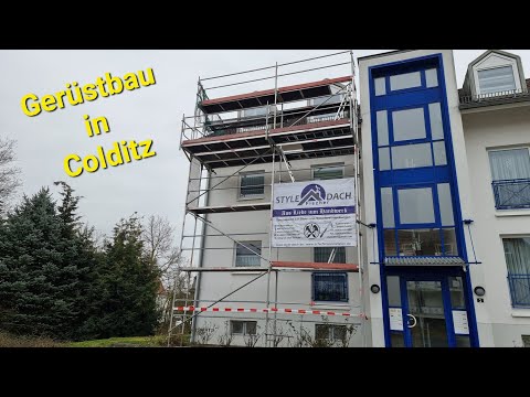 Gauben mit Stehfalzdeckung in Zink - Teil 1 - Gerüstbau