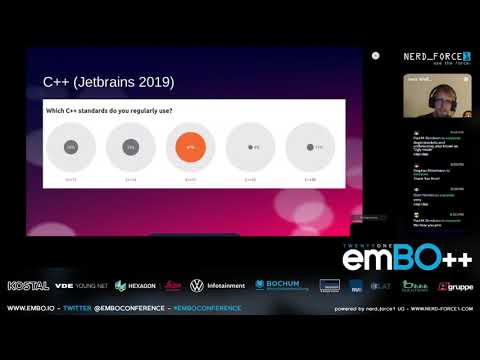 emBO++ 21 -Jens Weller - Surveying  (Embedded) C++ Community