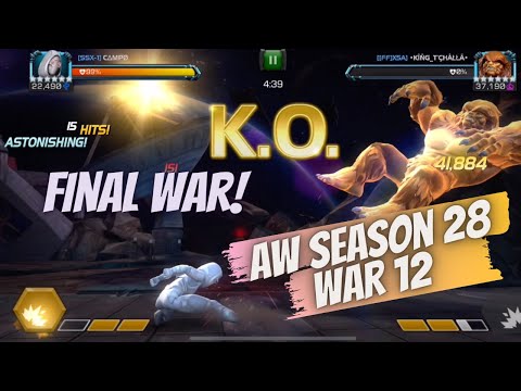 Alliance War Season 28, War 12. SSx-1. Ghost and G2099 - Marvel Contest of Champions