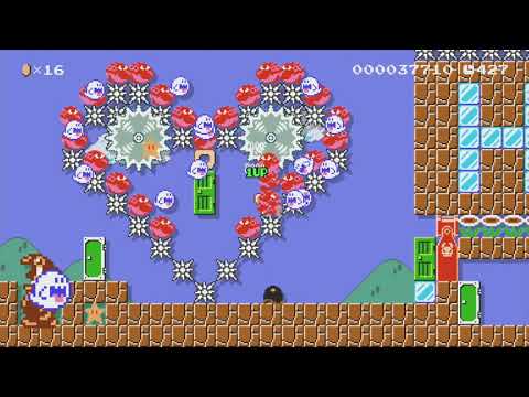 Mario's Experiment by Sam84Jesus - Super Mario Maker - No Commentary 1bs