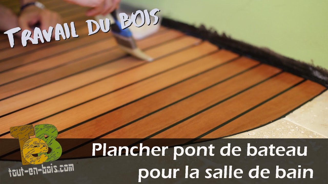 PLANCHER PONT DE BATEAU pour la salle de bain