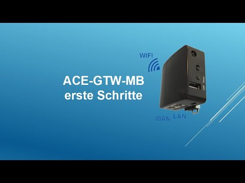 ACE-GTW-MB, Quick Start in das SPS, Modbus TCP Modul