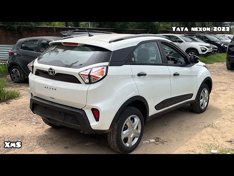 New UPDATED Tata Nexon Facelift 2023 🔥 Nexon XM S - Rs 9.50L | White Colour | Walkaround Review!