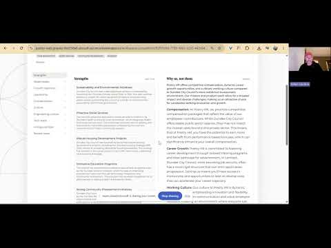 Building interview questions, competitor intel and much more, in seconds