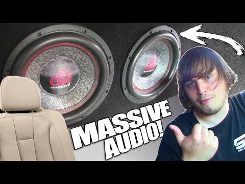 MASSIVE AUDIO SUBS w/ 4000 Watt BASS Amp Install | 12 inch Summo XL & Hippo in PREFAB Subwoofer Box