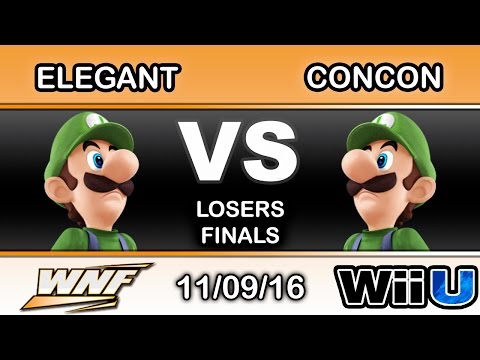 WNF 4.2 - eM | Elegant (Luigi) Vs. SS | Mr. ConCon (Luigi) Losers Finals - Smash Wii U