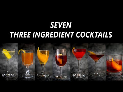 7 Iconic Cocktails That Only Need 3 Ingredients Each