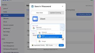 Sign in with Google, Apple, and other providers...and save it in 1Password