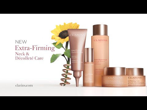 Clarins Extra-Firming Kreminis for Neck and Décolleté moterims, 75 ml video