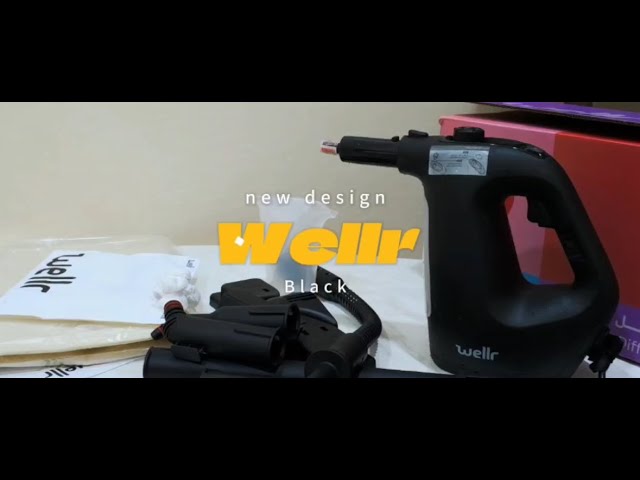 جهاز تنظيف بالبخار من ولر WELLR - بلاك اديشن