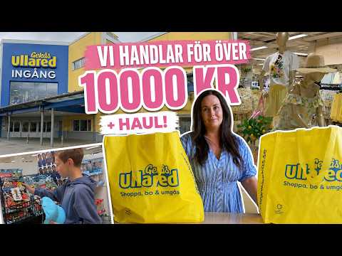 Miniatyrbild: Vi handlade för över 10000 kr på Gekås Ullared 💸😱 STOR HAUL | VLOGG – Ullared haul på YouTube