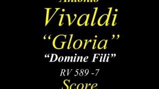 Vivaldi - Gloria - RV589  - 7 Domine Fili - Score