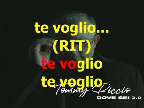 TOMMY RICCIO DOVE SEI 2.0 KARAOKE