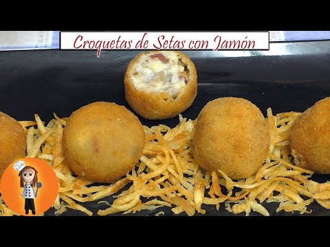 Croquetas de Setas con Jamón | Receta de Cocina en Familia
