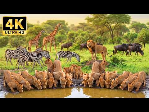 African Animal Paradise 4K – Relaxing Wildlife Scenes with Calming Music