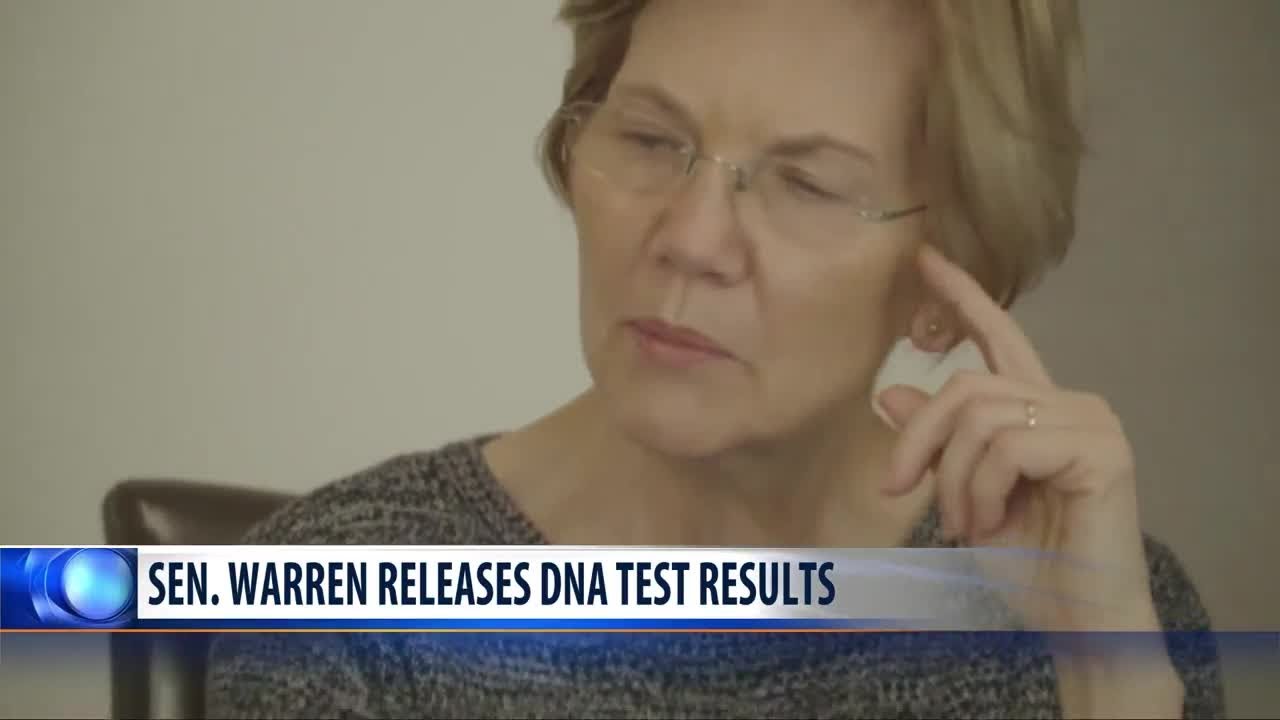 Warren releases DNA results showing Native American heritage