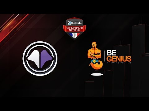 CS:GO - Millenium vs beGenius - Cache - ESL Championnat National - Winter 2016