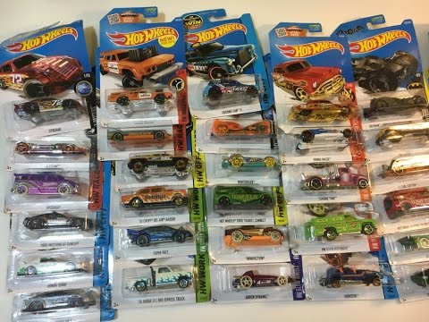 HD Compilation unboxing 20 different Hot Wheels - children video (00717 z multi)