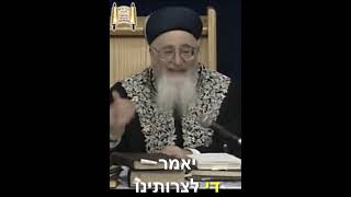 לא לסמוך על אף אחד - מרן הרב מרדכי אליהו  #duet #אהבתישראל #שואה (הרב מרדכי אליהו זצ"ל) - התמונה מוצגת ישירות מתוך אתר האינטרנט יוטיוב. זכויות היוצרים בתמונה שייכות ליוצרה. קישור קרדיט למקור התוכן נמצא בתוך דף הסרטון